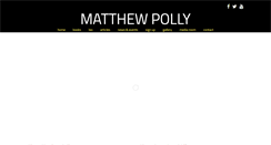 Desktop Screenshot of mattpolly.com