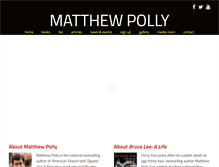 Tablet Screenshot of mattpolly.com